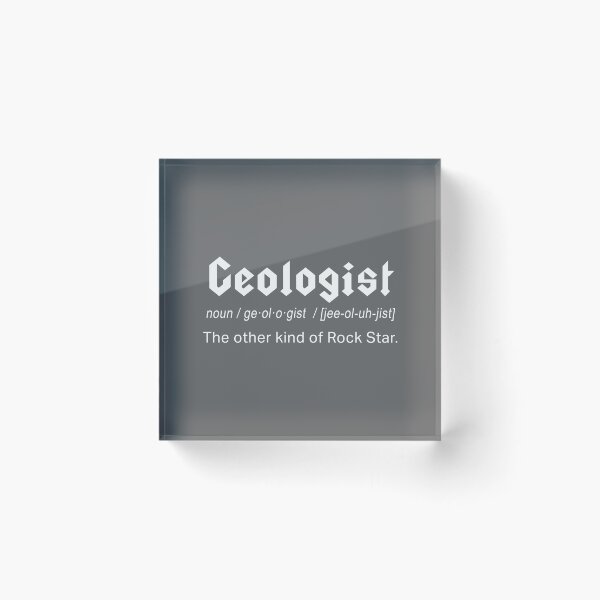 Item preview, Funny Geologist definition on acdc font designed and sold by LGamble12345.
