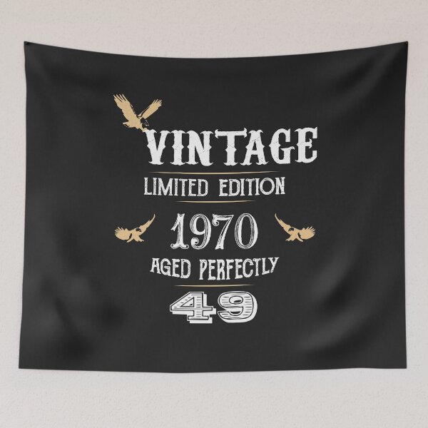 Item preview, Vintage 1970 - 49th Birthday Gift For Men designed and sold by nemo-shop.