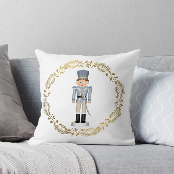 Item preview, The Nutcracker Christmas Special - Toy Soldier Nutcracker in Golden Christmas Wreath designed and sold by talgursmusthave.