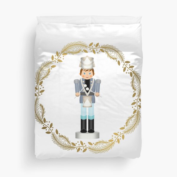 Item preview, The Nutcracker Christmas Special - Drummer Boy in Golden Christmas Wreath designed and sold by talgursmusthave.