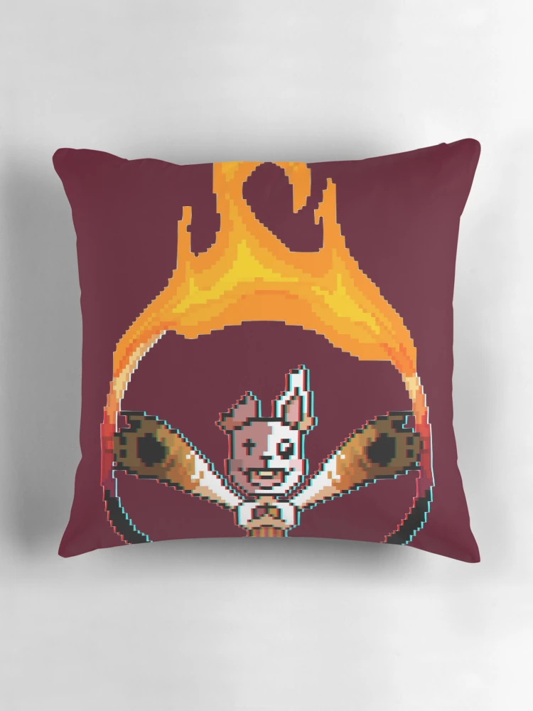 Thumbnail 3 of 4, Pillow, Circus Rabbit! designed and sold by Fishbonee.