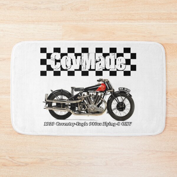 Item preview, CovMade 1929 Coventry-Eagle Motorcycle designed and sold by CovMadeGifts.