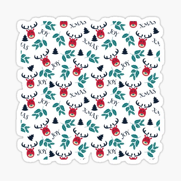 Xmas pattern Sticker