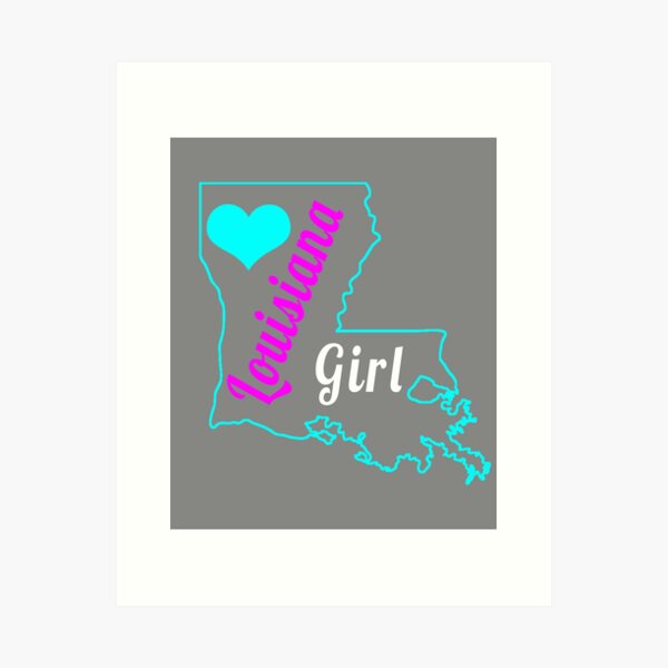 Item preview, Cute Louisiana Girl for state lover designed and sold by LGamble12345.