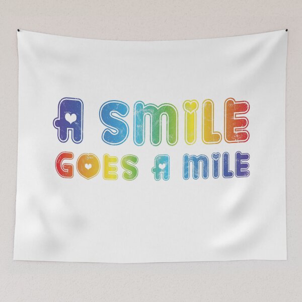 Item preview, A Smile Goes a Mile - Retro Design designed and sold by NaturalHealing.