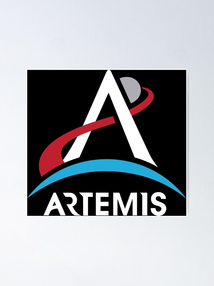  NASA Artemis Program Logo Mars 2024 Space Astronaut Poster By 