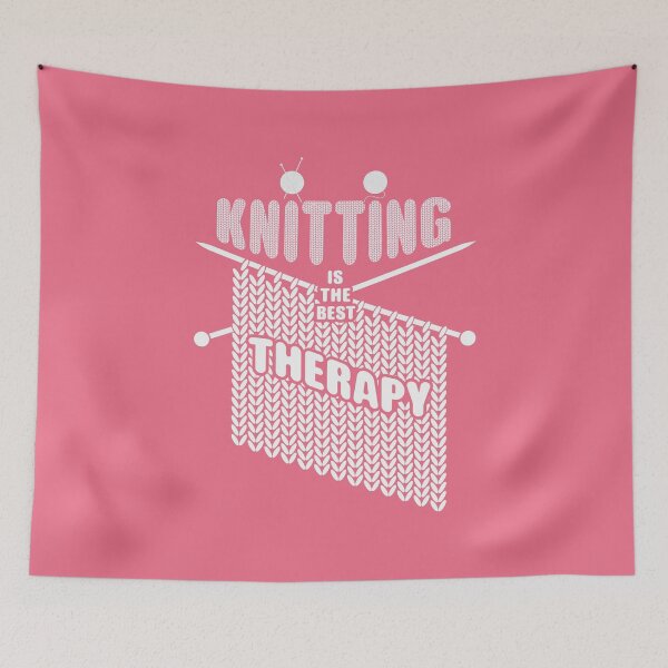 Item preview, Knitting is the Best Therapy. Indeed designed and sold by hitpointer.