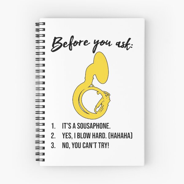 Item preview, Sousaphone - BEFORE YOU ASK - Funny Sousaphone Gift, marching band, brass band designed and sold by HEJAshirts.
