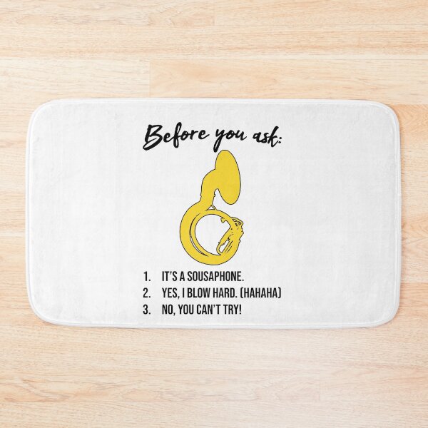 Item preview, Sousaphone - BEFORE YOU ASK - Funny Sousaphone Gift, marching band, brass band designed and sold by HEJAshirts.