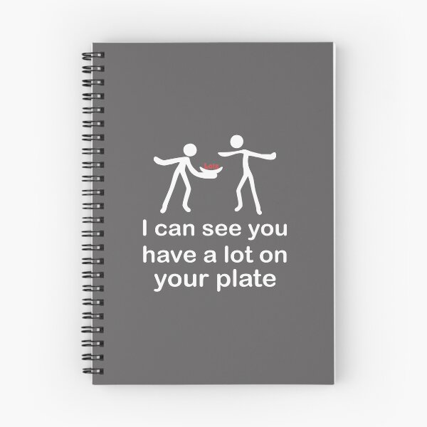 Item preview, Funny A lot on your plate gift idiom designed and sold by LGamble12345.