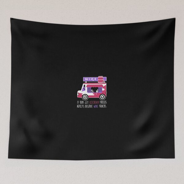 Item preview, If Kids Get Ice Cream Trucks Adults Deserve Wine Trucks - Wine Lover designed and sold by Superhero Gear.