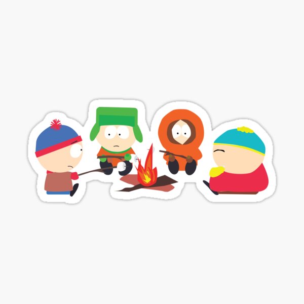 southpark<3 Sticker for Sale by anoushkabh