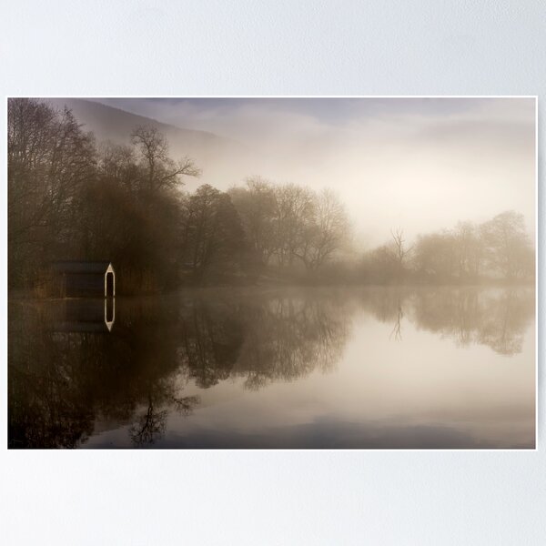 Item preview, Sunlight on the boathouse... Loch Ard, Trossachs designed and sold by David Mould.