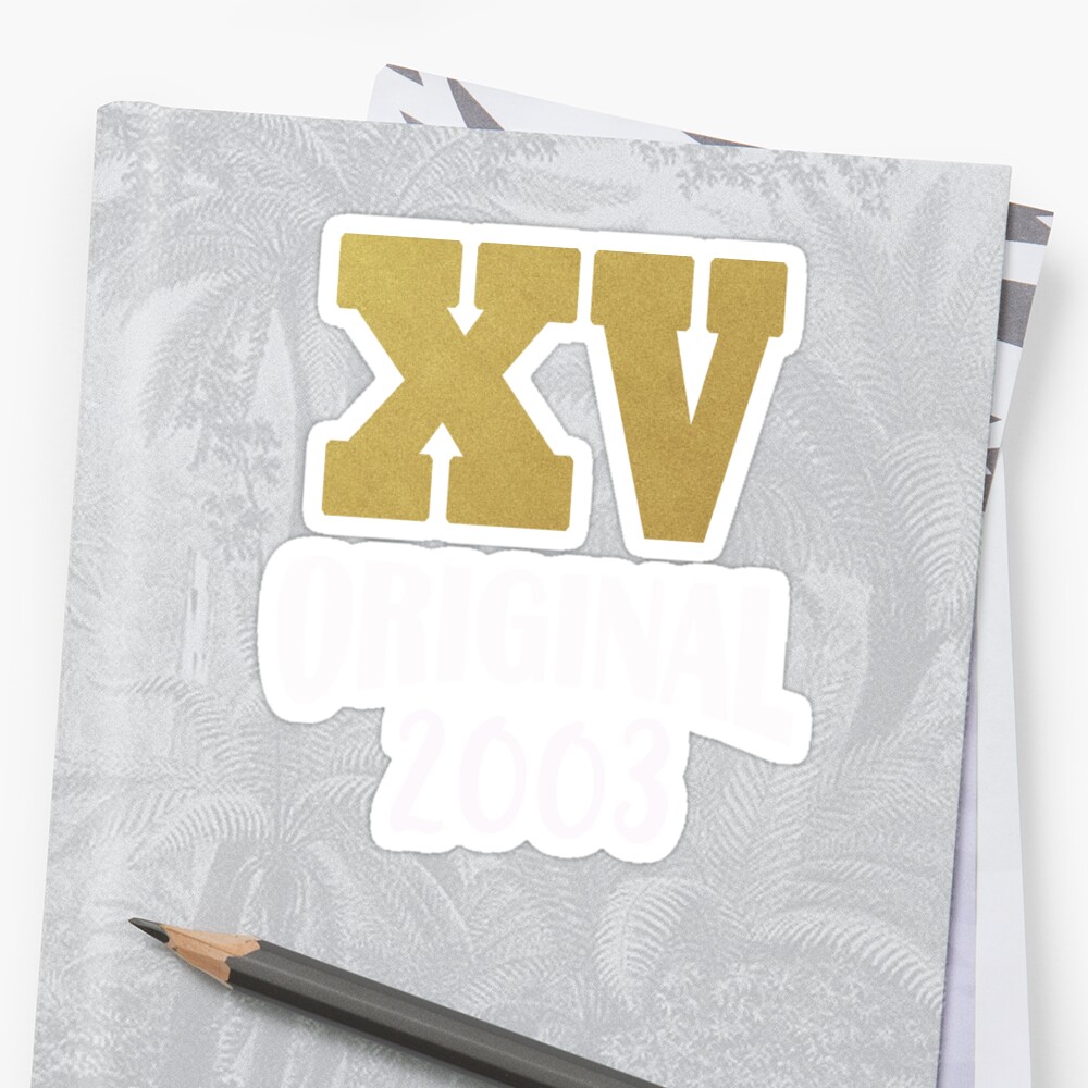 fifteen-roman-numerals-15th-birthday-gift-sticker-by-lgamble12345