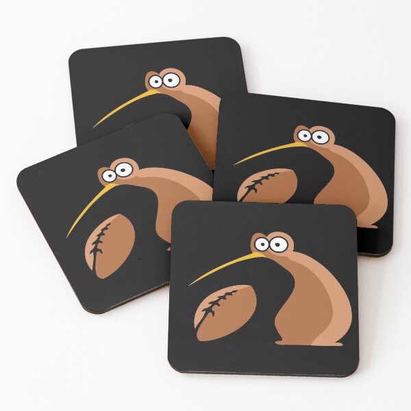 Item preview, New Zealand Kiwi Bird Cartoon designed and sold by kiwishirts.