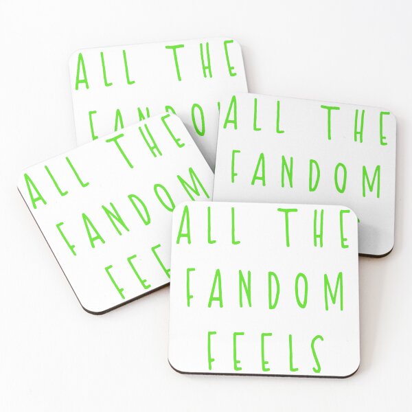 Item preview, All the Fandom Feels designed and sold by SerpentSkyArts.