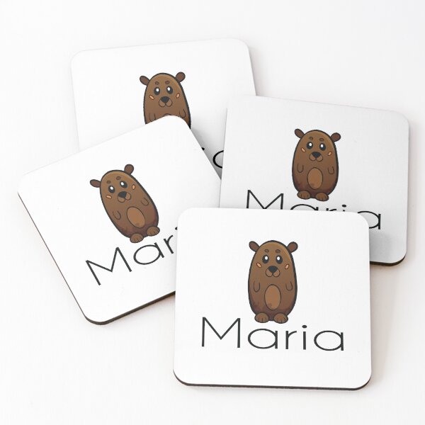 Item preview, Maria Cute Bear Mi nombre es Maria. designed and sold by ProjectX23.