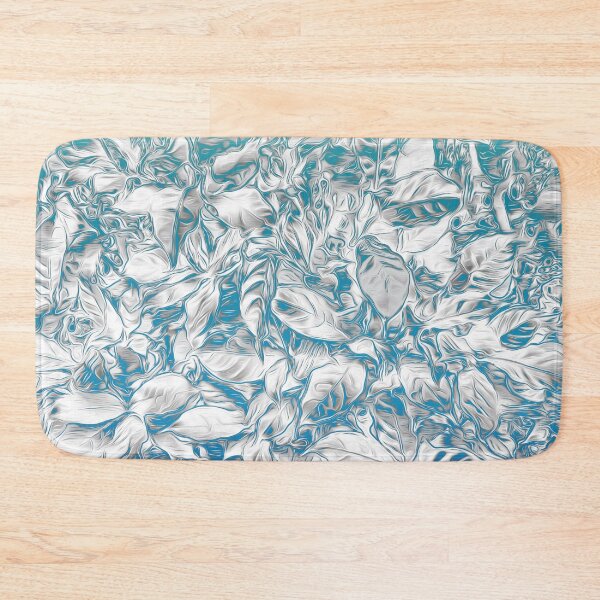 Item preview, Bleached Coral Grey Leaves designed and sold by Looly Elzayat.
