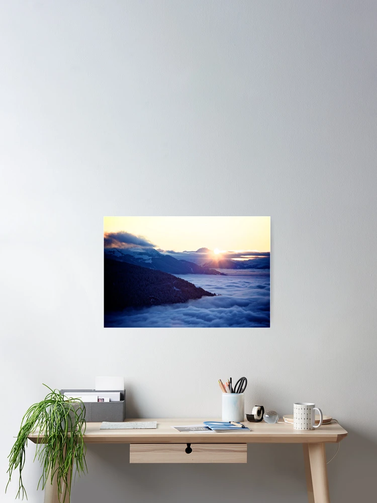 Thumbnail 2 of 3, Poster, Sunset Inversion designed and sold by Sandra Lawrence.