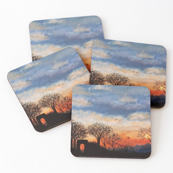 Item preview, Winter Silhouette Sunset designed and sold by PhilipHarvey.