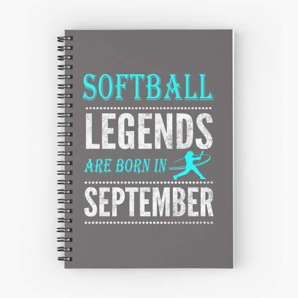 Item preview, Softball Legends are born in  September designed and sold by LGamble12345.