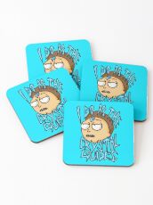 Morty "I Do As The Crystal Guides" quote from Rick and Morty™ Death Crystal Coasters