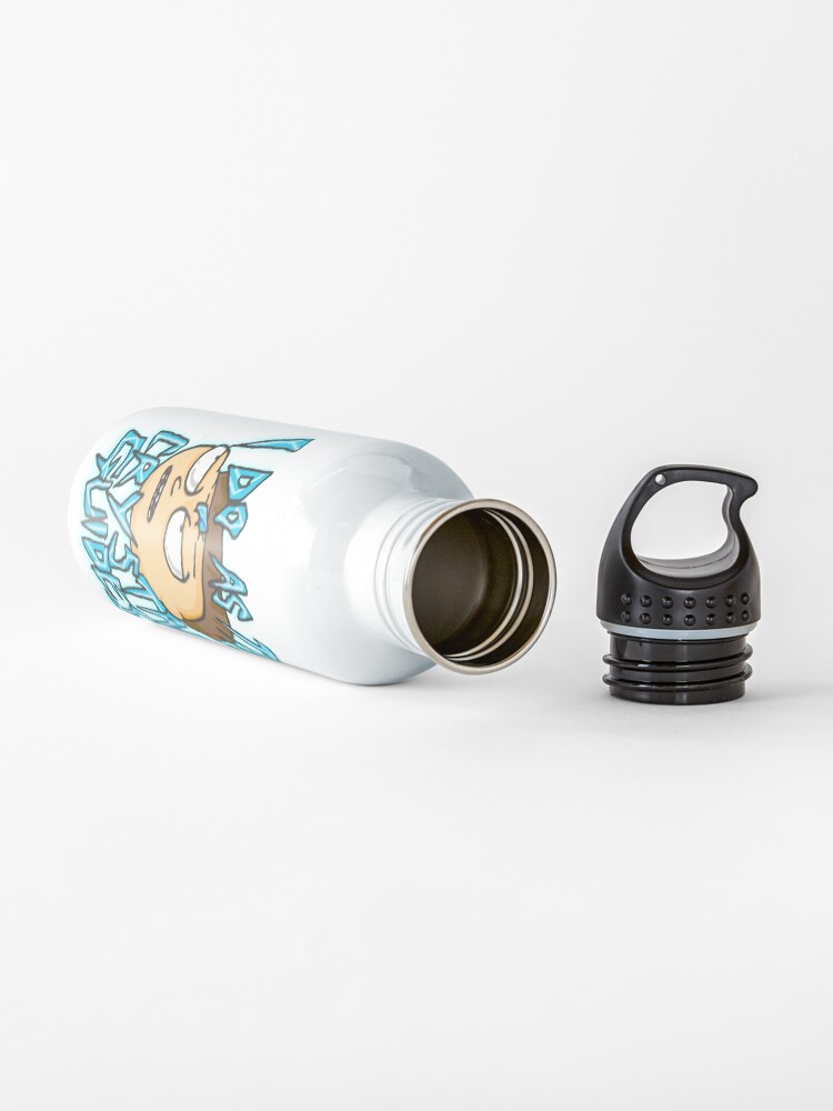 Alternate view of Morty "I Do As The Crystal Guides" quote from Rick and Morty™ Death Crystal Water Bottle