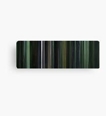 Moviebarcode: The Matrix (1999) Canvas Print