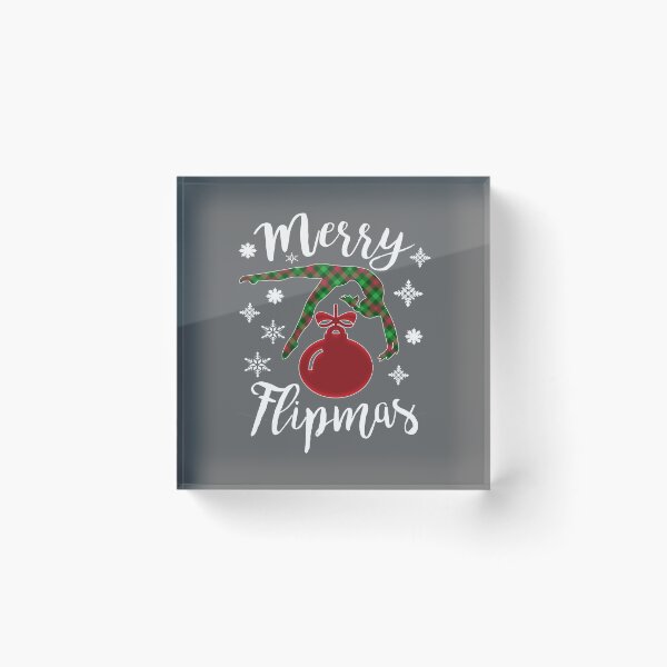 Item preview, Top Fun Merry Flipmas Christmas Gymnastics Design designed and sold by LGamble12345.