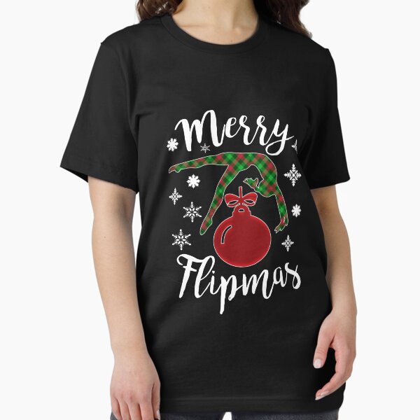 Item preview, Top Fun Merry Flipmas Christmas Gymnastics Design designed and sold by LGamble12345.