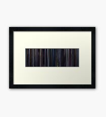 Moviebarcode: Lost in Translation (2003) Framed Print