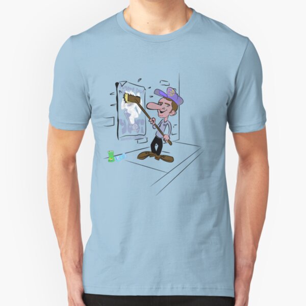 usa new york tshirt by rogers bros co Slim Fit T-Shirt