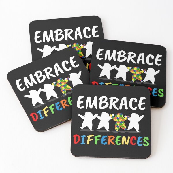 Item preview, Meaningful Autism Awareness Gift - Autistic Gifts - Aspergers Gifts - Embrace Differences designed and sold by kntranhoang.