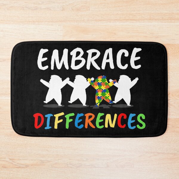 Item preview, Meaningful Autism Awareness Gift - Autistic Gifts - Aspergers Gifts - Embrace Differences designed and sold by kntranhoang.