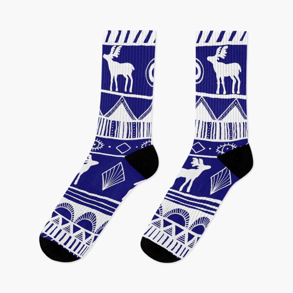 Item preview, Christmas Pattern | White Reindeer designed and sold by inkhivecreative.