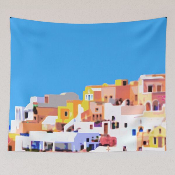 Aperçu de l'œuvre Oia Santorini créée et vendue par Mark Vickers.