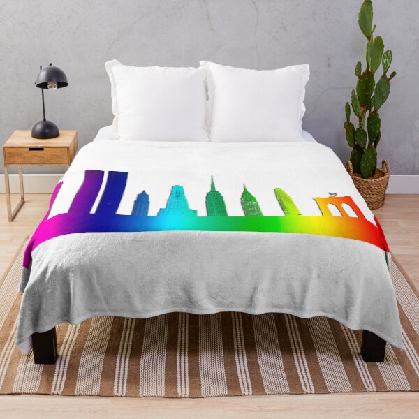Artikelvorschau, Regenbogen-New- York Cityskyline entworfen und verkauft von Warren Paul Harris.
