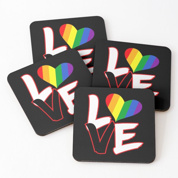 Item preview, LGBT Pride Rainbow Heart T Shirt designed and sold by Urbane  Designs.