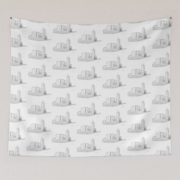 Item preview, St Matthew's church sketch designed and sold by Colin Bentham.