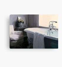"Tub in Grey" Canvas Print