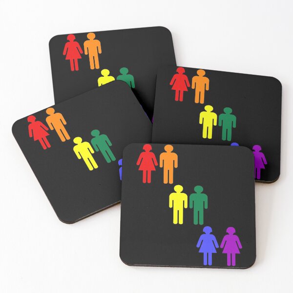 Item preview, LGBT Rainbow Human Gay Pride T Shirt designed and sold by Urbane  Designs.