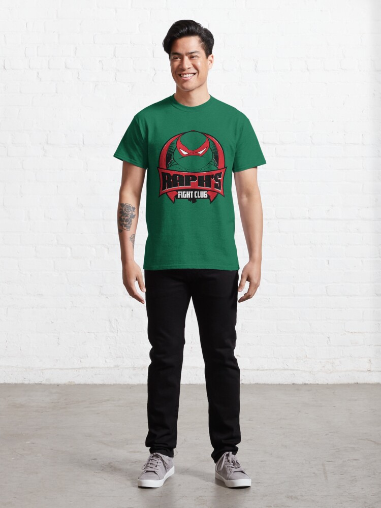Thumbnail 3 of 7, Classic T-Shirt, Raph's Fight Club designed and sold by Randy Verschueren.