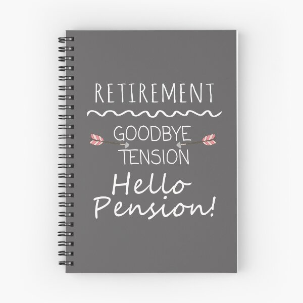 Item preview, Funny Goodbye Tension Hello Pension Retirement gift designed and sold by LGamble12345.