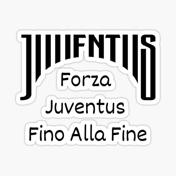 Forza Juve Stickers | Redbubble