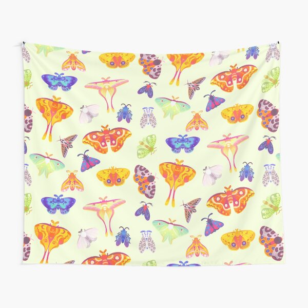 Moth - pastel Tapestry