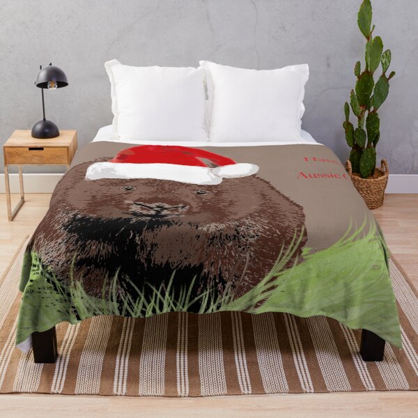 Item preview, Wombat (Vombatus ursinus) christmas designed and sold by ChrissyWild.