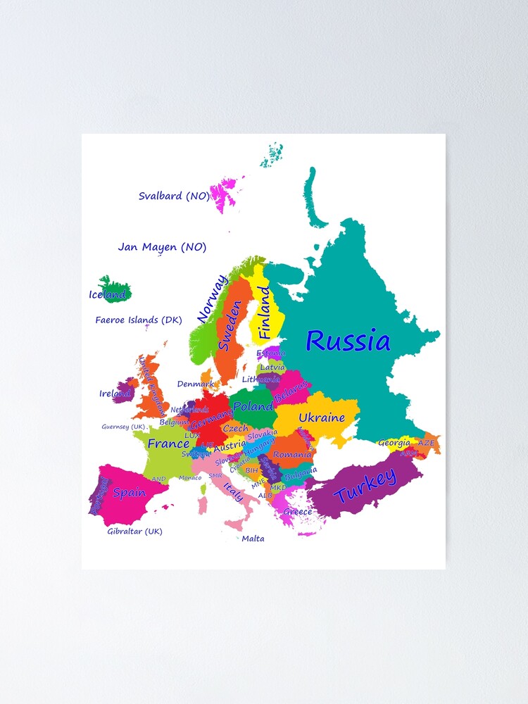 mapa de europa