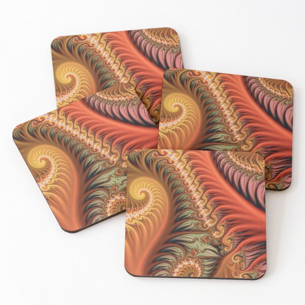 Item preview, Decorative fractal spirals designed and sold by pinkal.