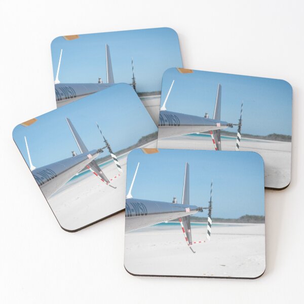 Item preview, Helicopter at Whitehaven beach designed and sold by Sarah McPherson.