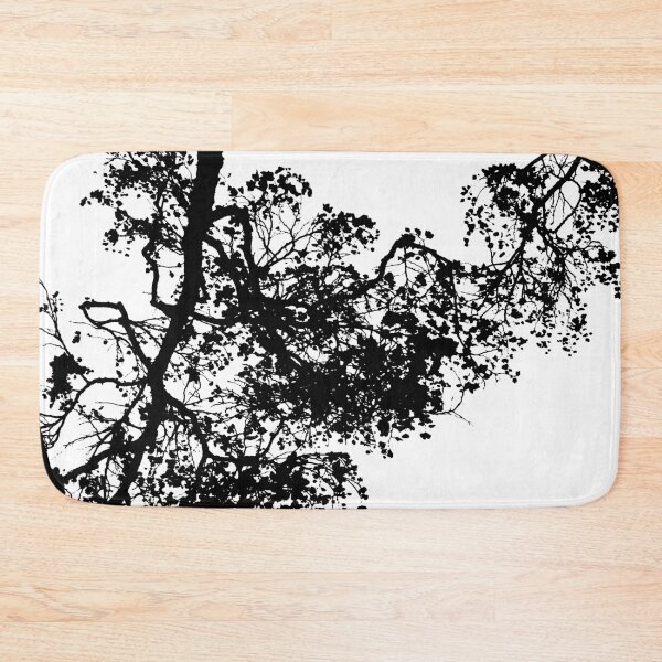 Item preview, Tree Silhouette in Black and White designed and sold by wordznart.
